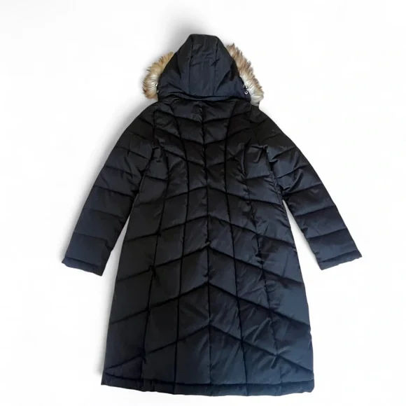 Calvin Klein Women’s Faux Fur Trim Hooded Puffer Coat - Picture 5 of 14